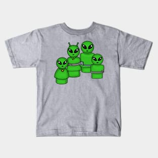 Little Alien Family Kids T-Shirt